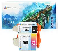 2 XL (1 SET) Compatible 10B & 10C Ink Cartridges for Kodak ESP 3 5 7 9 3200 3250 5000 5100 5200 5210 5250 5300 5500 6100 6150 7200 7250 9200 9250 Hero 6.1 7.1 9.1 - Black/Colour, High Capacity