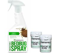 (2) Xterminate Bed Bug Killer Spray and Fogger Kits
