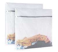 2 XX-Large Honeycomb Mesh Laundry Bag Delicates Durable for Washing Machine,24 x 24 Inches lingerie bags for Laundry, Travel Storage Organize Bag for Cotton Clothes,Sheet,Sweater, Shoes