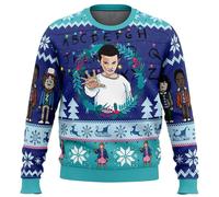 (2, XXXL) Stranger Things Ugly Christmas Sweater Christmas Sweater Gift Santa Claus Pullover Men 3d Sweatshirt And Top Autumn And Winter C