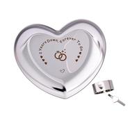2 Year Anniversary Jewelry Dish for Couple Boyfriend Girlfriend Matching Rings for Bf And Gf 2 Year Anniversary Presents for Women Men Couple 2 Years of Marriage Gifts for Husband Wife Matching Rings