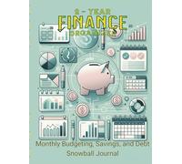 2-Year Finance Organizer: Monthly Budgeting, Savings, and Debt Snowball Journal