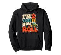 2 Year Old Tractor Boy Farm 2nd Birthday Farmer Pullover Hoodie