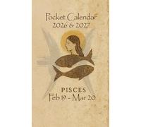 2 Year Pocket Calendar: Zodiac Sign Pisces