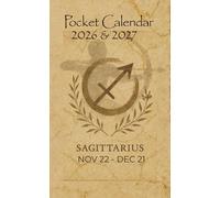2 Year Pocket Calendar: Zodiac Sign Sagittarius