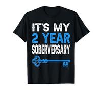 2 Year Sober It's My 2 Year Soberversary Sobriety Men Women T-Shirt