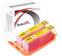 2 Yellow PerfectPrint Compatible Ink Cartridge Replace CLI571 for Canon Pixma MG5750 MG5751 MG5752 MG5753 MG6850 MG6851 MG6852 MG6853 MG7750 MG7751 MG7752 MG7753
