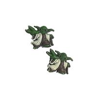 2 Yoda (Star Wars) Shoe Charms For Crocs & Jibbitz Wristbands