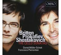 20世紀のチェロ・ソナタ集 ~ ブリテン | プロコフィエフ | ショスタコーヴィチ (The Cello Sonatas ~ Britten | Prokofiev | Shostakovich / Daniel Muller-Schott | Francesco Piemontesi) [輸入盤] [日本語帯・解説付]