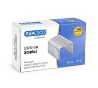 20,000 x RAPESCO STAPLE GUN 53/8mm STAPLES - Tacker Staples Heavy Duty Boxed