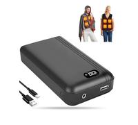 20,000mAh 7.4V/3A Power Bank for Heated Vests Portable Charger with Extended Battery Life, Slim & Lightweight Design Compatible with Mobile Phones Tablets and More