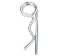 20/10/5/2/1pcs Steel Double Ring Cotter Pins Coil R Clip Retaining Hair For Trailer Stroller Cargo Boat For Automotive, Mechanics, Car Garage(4x110mm 10pcs)