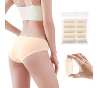 20/10/5 Pack Women's Disposable 100% Cotton Underwear Ladies Briefs Panties for Travel Hotel Spa Hospital Stays Emergencies, Rosebeige-10pcs, L