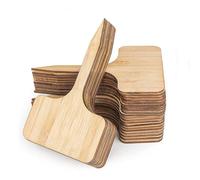 20/10 Pcs Wooden T-Shaped Plant Labels, Garden Labels, Eco-Friendly Labels Stick for Herbs Flowers Vegetable Seedling, Flower Sign Timber Garden Marker Card (10pcs)
