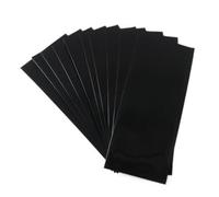 20/100/500pcs 18650 Lipo Battery Wrap PVC Heat Shrink Tube Precut Width 29.5mm x 72mm Insulated Film Protect Case Pack Sleeving(Black,100pcs)