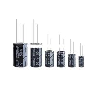 20-1000pcs 10V 16V 25V 35V 50V DIP Electrolytic Capacitor 1UF 4.7UF 10UF 22UF 33UF 47UF 100UF 330UF 470UF 1000UF 1500UF 6800UF EKFBQBGW(16V 22UF 1000PCS)