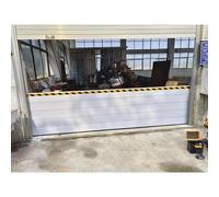 20-100cm Tall Doorway Flood Barrier, Flood Barrier Vertical Detachable Reusable Flood Barrier, Heavy Duty Flood Protection Stop Log System, Home Garage Door Entrance Metal Flood Gates(Color: