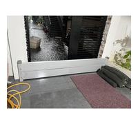 20-100cm Tall Doorway Flood Barrier, Flood Barrier Vertical Detachable Reusable Flood Barrier, Heavy Duty Flood Protection Stop Log System, Home Garage Door Entrance Metal Flood Gates(Color: