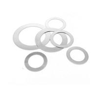 20/100pc M2 To M40 DIN988 304 A2-70 Stainless Steel Adjusting Ultrathin Precision Shim Gasket Ultra Thin Plain Flat Wafer Washer(M3x5xThick 100pcs)