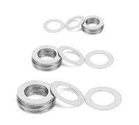 20/100pcs 0.1mm 0.2mm 0.3mm 0.5mm M2 M3 M4 M5 M6 M7 M8 M9 M10 M12 13 14 to M40 304 Stainless Steel Adjusting Shim Gasket Ultra Thin Spacer Shim Gasket Washers(M16x22xThick 20pcs,Thick 0.2mm)