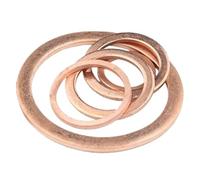20-100pcs Copper Flat Washer M11 Seal Gasket Sealing Ring Thin Sheet(11x17.5x1 (100pcs))