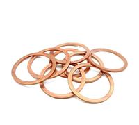 20-100pcs Copper Flat Washer M15 Seal Gasket Sealing Ring Thin Sheet(15x21x1.5 (50pcs))