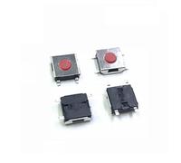 20/100PCS/LOT 6 * 6 * 2.5/3.1/3.7/4.3 mm SMD Switch 4/5 Pin feet Touch Micro Switch Push Button Switches Red 6X6 Tact Switch(2.7MM,100PIECES_5PIN)