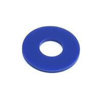 20-100Pcs M2 M2.5 M3 M4 M5 M6 M8 M10 M12 M14 M16 M18 M20 Nylon Flat Insulation Washers Blue Yellow Red Plastic Sealing Ring Gaskets Spacer(Blue,M3X10X1_50PCS)
