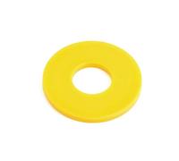20-100Pcs M2 M2.5 M3 M4 M5 M6 M8 M10 M12 M14 M16 M18 M20 Nylon Flat Insulation Washers Blue Yellow Red Plastic Sealing Ring Gaskets Spacer(Yellow,M3X10X1_20PCS)