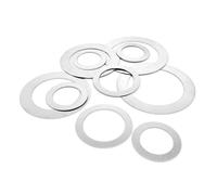 20/100Pcs M2 M3/M4 M5 M6 M8 M9 M10 M12 to M40 Ss 304 Ultra Thin Flat Washer Ultrathin Adjust Gasket Precision Shim/Thick 0.1Mm/20Pcs M15*21*Thick(Thick 0.2mm,100Pcs M5*8*Thick)