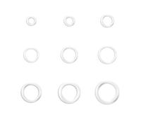 20/100pcs M5 M6 M8 M10 M12 M14 M16 M18 M20 M22 M24 M26 Washer Flat Ring Gasket Rings Seal Plain Spacer Washers Fastener Flat Washers(M10x16x1.0mm,20pcs)