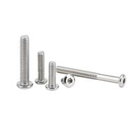 20-100pcs Nickel Plated M3 M4 M5 M6 M8 Hex Socket Flat Head Screws Connector Splint Lock Bolt for Bunk Bed Cots Furniture(20mm,M8-20pcs)