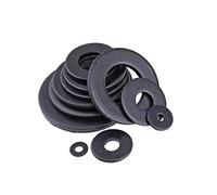 20-100pcs Plain Washers, Metal Washers, 8.8 Carbon Steel Washers, General Washers M2 M2.5 M3 M4 M5 M8 M8 M10 Black Washers Furniture Gaskets(M3 100pcs)