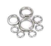 20-100pcs Washers, 304 Stainless Steel, Square Spring Washers, Split Lock Spring Washers M1.6 M2 M2 M2.5 M3 M4 M5 M6 M8 M10 M12(M2.5 100PCS)