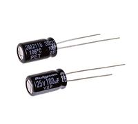 20-100PCS YXF 25V100UF 6.3x11MM Electrolytic Capacitor 100uf 25v Yxf 100uF/25V High Frequency Low Resistance Long Life AMNzOgOdL (Size : 20PCS)
