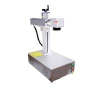 20-100W Fiber Laser Marking Machine with D80 Rotary Axis 50W 30W 20W Metal Jewelry Engrave Wide Application(150x150mm,MAX 20W)