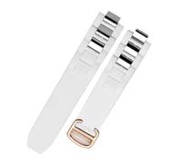 20 * 10mm Silicone Strap For 21st Century Convex Waterproof Watch Chain Accessories