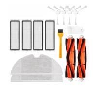 20/14/8pcs ,Filter, Main Brush,Side Brush, Mop Cloth ,Replacement Kits Compatible For Xiaomi Mijia 1C/STYTJ01ZHM Robot Vacuum Cleaner Accessories (Color : 14pcs)