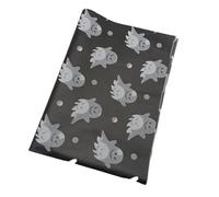 20 * 14inch Halloween Wrapping Paper, Skull/Spider Web Pattern Gift Wrap Tissue Decorative Craft for Party 20 Sheets(Black-Ghost)