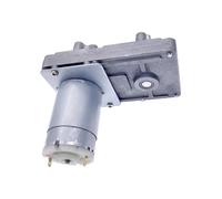 20-157RPM Worm Gear electronic starter 12V Reducer DC High Torque Electric-Motor Metal Gear Reverse Self Lock For Automation Equipment(12V 45RPM)
