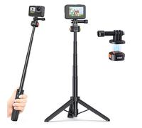 20.1in Selfie Stick Tripod for Gopro - VRIG Claw Mini Extendable Tripod Stand Magnetic Suction Quick Release Vlog Accessories Handle for GoPro Hero 13 12 11 10 9 8 7 6 5/Max/DJI OSMO Action Cam
