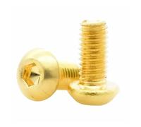 20-1Pcs Set M2-M12 Pure Aluminum Alloy Wrench Hex Socket Button Head Brass Screws Standard(X20mm,M5 10pcs)