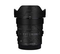 20 2 Camera Lens Sticker Wrap Protective Film Protector Decal Skin for Sigma 20mm F2 DG DN fit for Sony Mount(Wave Black)