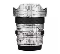 20 2 Camera Lens Sticker Wrap Protective Film Protector Decal Skin for Sigma 20mm F2 DG DN fit for Sony Mount(Circuit White)