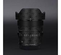 20 2 Camera Lens Sticker Wrap Protective Film Protector Decal Skin for Sigma 20mm F2 DG DN fit for Sony Mount(Plover Black)