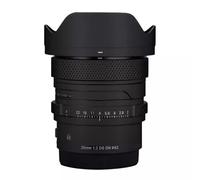 20 2 Camera Lens Sticker Wrap Protective Film Protector Decal Skin for Sigma 20mm F2 DG DN fit for Sony Mount(Matte Black)