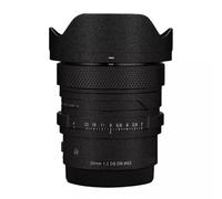 20 2 Camera Lens Sticker Wrap Protective Film Protector Decal Skin for Sigma 20mm F2 DG DN fit for Sony Mount(Frosted Black)