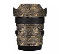 20 2 Camera Lens Sticker Wrap Protective Film Protector Decal Skin for Sigma 20mm F2 DG DN fit for Sony Mount(Wave Gold)