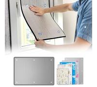 20-200cm Heat Reflective Window Film, 8mm Thickness Double Aluminium Insulation Foil, Total Blackout Privacy Film For Glass Window, Anti UV Window Tint(Silver)