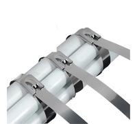 20/200PCS Stainless Steel Cable Ties Reusable Self-Sealing Fastening Ring Cable Tie Multi-Purpose Metal Hardware Cable(4.6x300mm,200PCS)